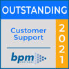 Outstanding  Support BPM Pulse Rating Badge