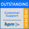 Outstanding Support BPM Pulse Rating Badge Outstanding Support BPM Pulse Rating Badge
